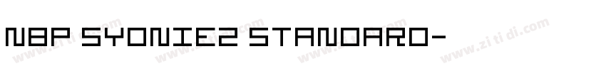 NBP Sydnie2 Standard字体转换
